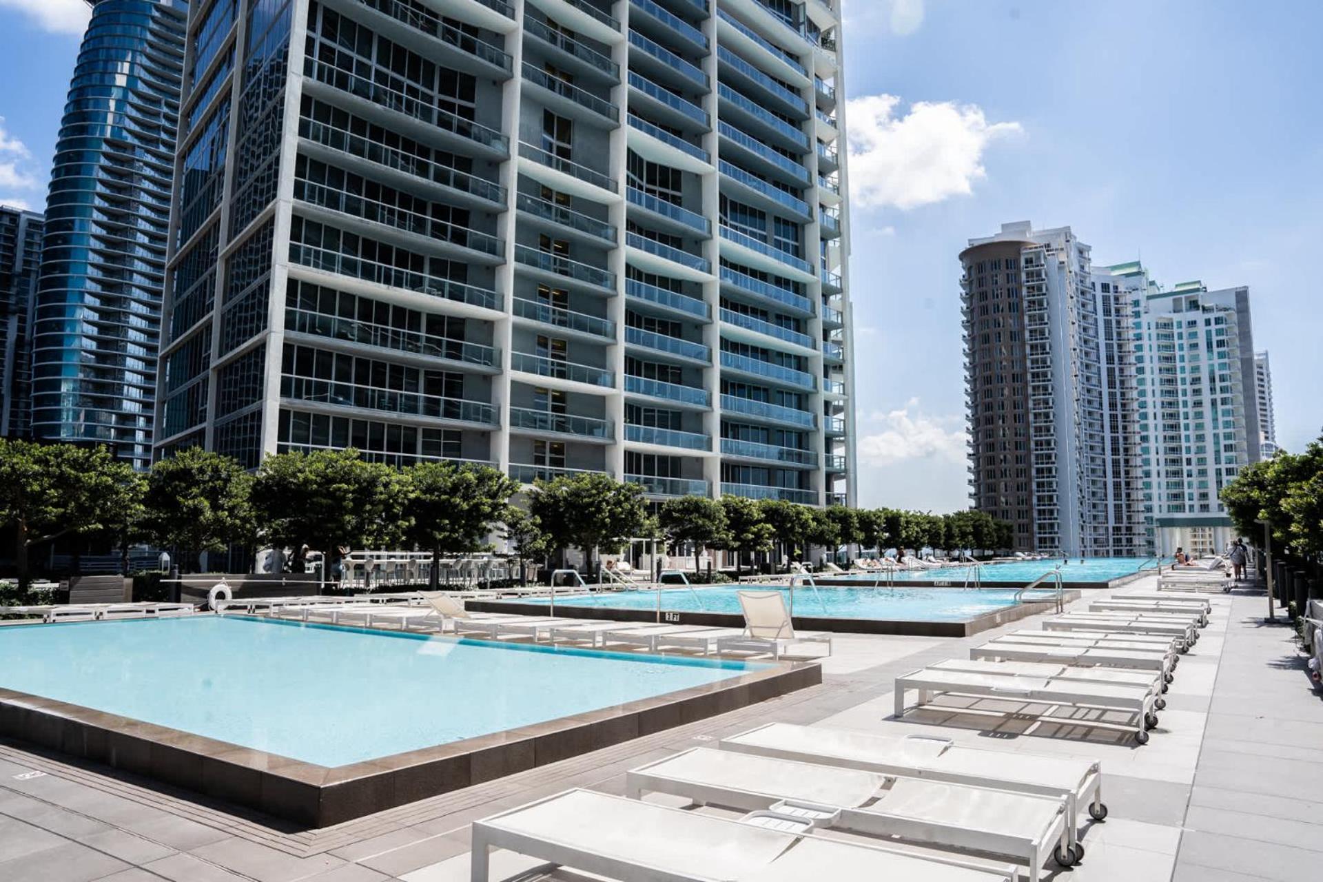 Apartamento Mvr - Lux Balcony Pool Access & Views Miami